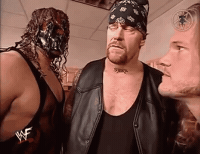 Wrestlers One Wearing Bandana GIF
