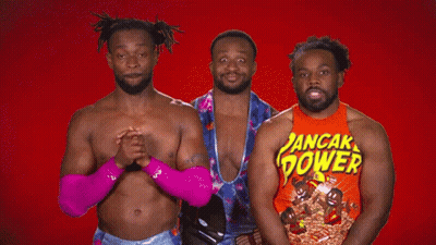 Wrestlers Posing With Pancake Power Shirt GIF