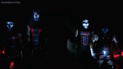 Wrestlers Standing In Dark Room Bestofguerillas GIF