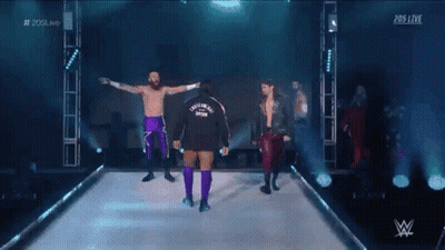 Wrestlers Walking Down Ramp GIF