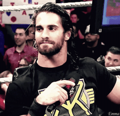 Wrestling Man Holding Microphone Emma Shirt GIF