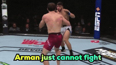 Wrestling Match Bro Lost To Ghost Of Colby Covington GIF