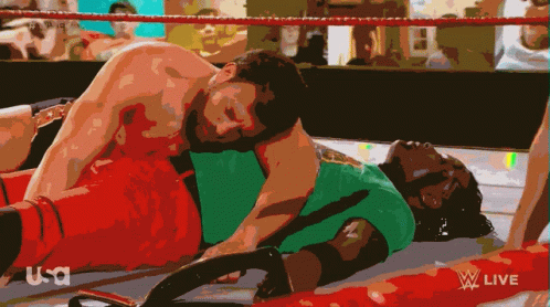 Wrestling Match Broadcast Live GIF