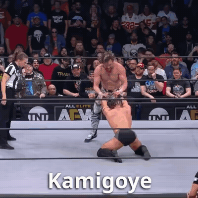 Wrestling Match Kamigoye GIF