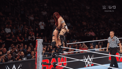 Wrestling Match On Houston TV GIF
