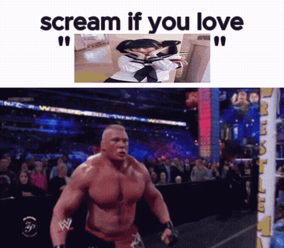 Wrestling Match Scream If You Love GIF