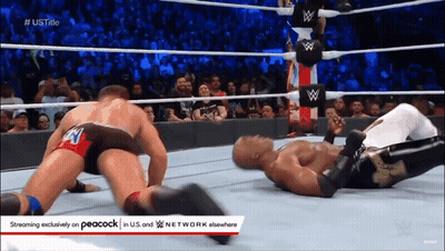 Wrestling Match Streaming Exclusively On Peacock GIF