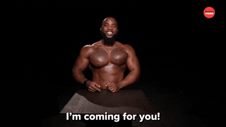 Wrestling Muscles Im Gonna Come For You GIF
