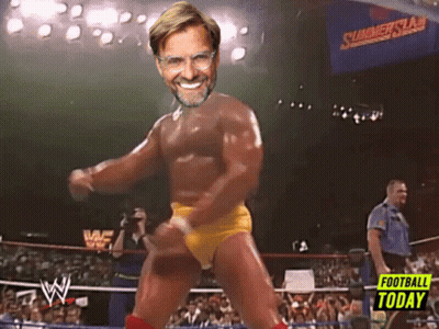 Wrestling Ring Saying Football Today GIF