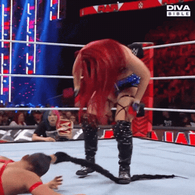 Wrestling Ring With Choccy Wrestling Sign GIF