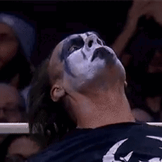 Wrestling Sting Mascot GIF