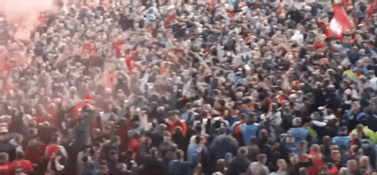 Wrexham Afc Fans Gathering GIF