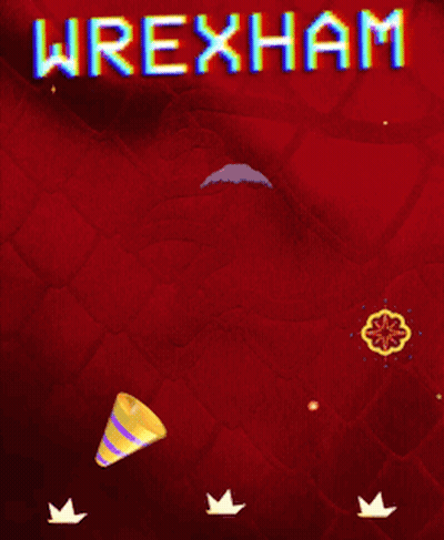 Wrexham Gol Fireworks Poster GIF