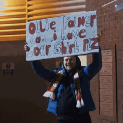 Wrexham Ollie Palmer Shirt GIF