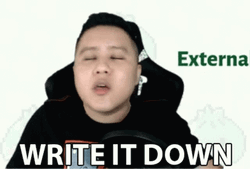 Write It Down Set It And Forget It GIF