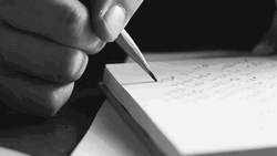 Writing Down With Pencil GIF