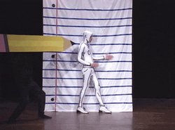 Writing & Drawing Theatrical Version GIF