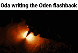 Writing Fire Oden Flashback Meme GIF