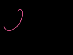 Writing Pink Cursive February  GIF