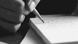 Writing With A Pencil GIF