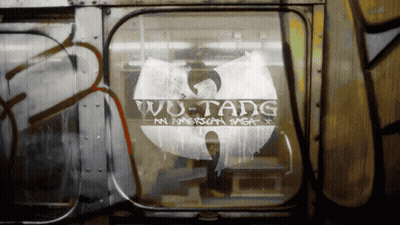 Wu-Tang Logo Painted On Vehicle GIF