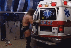 Wwe Ambulance Props GIF