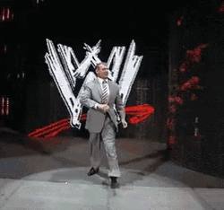 WWE Chairman Vince Mcmahon Power Walk GIF