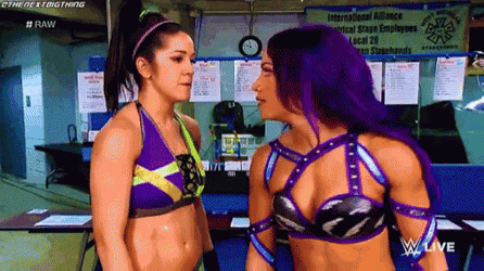 WWE Divas Sasha Banks Hair Snatch GIF