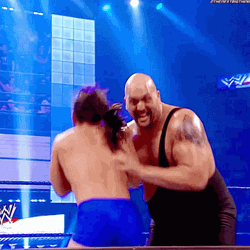 WWE Matt Jackson Table Body Slam Big Show GIF