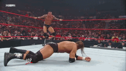 WWE Randy Orton Kiks Punt GIF