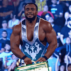 WWE Wrestler Big E Showing Big Money GIF