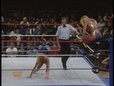 WWE Wrestling Match Broadcast GIF