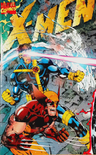 X-Men Comic Book Cover GIF