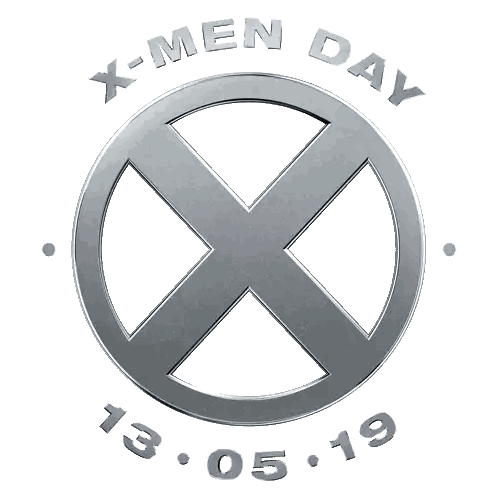 X-Men Day Logo With Cross In Circle Sticker