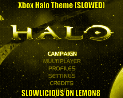 Xbox Halo Theme Slowed Campaign Multiplayer Settings Credits GIF
