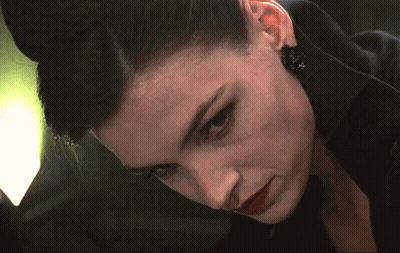 Xenia Onatopp Looking Up GIF