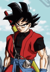 Xeno Goku Drip GIF