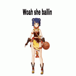 Xiangling Woah She Ballin GIF
