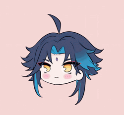 Xiao With A Standing Strand Of Hair GIF