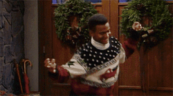Xmas Holiday Spirit Dance GIF