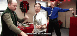 Xmas Metal Headbang Music GIF