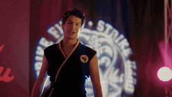 Xolo Maridueña Karate Kid GIF