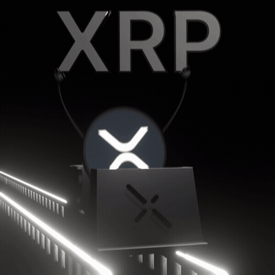 XRP Sign With X On It GIF
