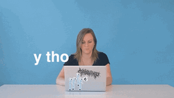 Y Tho Woman Closing Her Laptop GIF