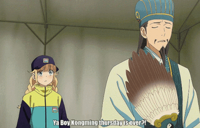 Ya Boy Kongming Is Over Freaking Out GIF