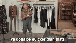 Ya Gotta Be Quicker Than That Fisherman Lead GIF