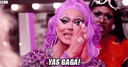 Yaaas Gaga Rupaul GIF