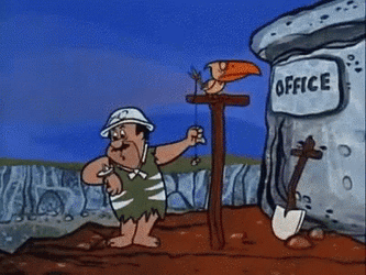 Yabba Dabba Doo Feierabend GIF