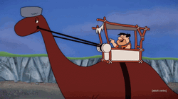 Yabba Dabba Doo Fred Flintstone Eaten GIF