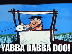 Yabba Dabba Doo TV Resolution GIF